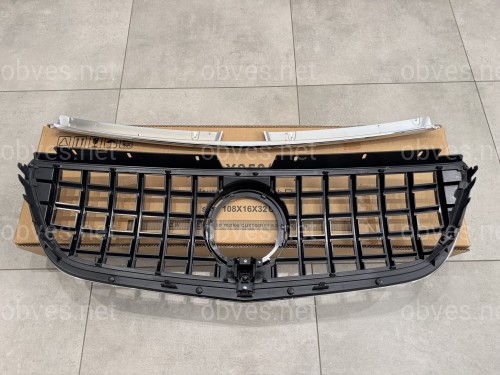 Решетка радиатора GT CHROME Mercedes Benz Vito W447 2020-2023
