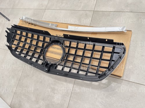 Решетка радиатора GT CHROME Mercedes Benz Vito W447 2020-2023