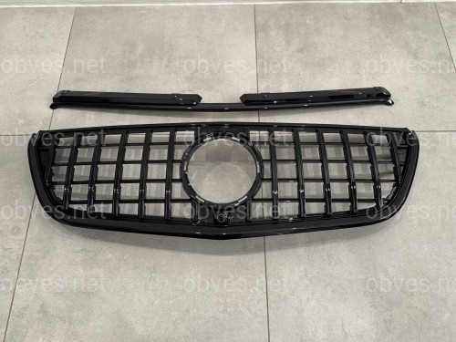 Решетка радиатора GT BLACK Mercedes Benz Vito W447 2014-2019