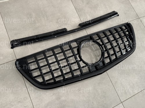 Решетка радиатора GT BLACK Mercedes Benz Vito W447 2014-2019