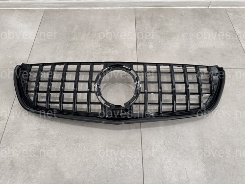 Решетка радиатора GT BLACK Mercedes Benz V-class W447 2020-2023 ДЛЯ AMG