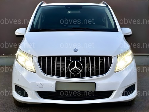 Решетка радиатора GT CHROME Mercedes Benz V-class W447 2014-2019 ДЛЯ AMG И ОБЫЧНОГО