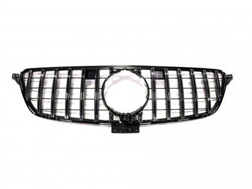 Решетка радиатора GT CHROME Mercedes GLE-Class W166 2015-2018 Решетка радиатора GT CHROME Mercedes GLE-Class W166 2015-2018