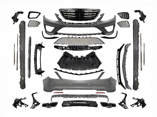Комплект обвеса AMG S63 Mercedes Benz S-class W222 2013-2017 Комплект обвеса AMG S63 Mercedes Benz S-class W222 2013-2017