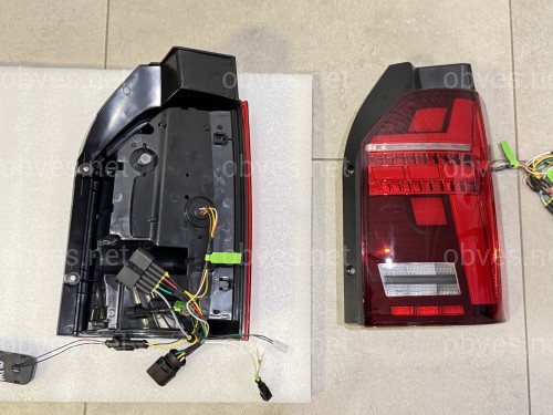 Задние LED фонари стиль Multivan T6.1 2020+ для Volkswagen T6 2015-2019 ляда 2шт.