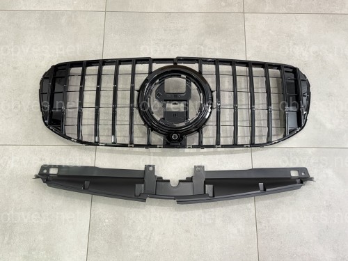 Решетка радиатора GT BLACK Mercedes GLS Class X167 2019-2022 Решетка радиатора GT BLACK Mercedes GLS Class X167 2019-2022