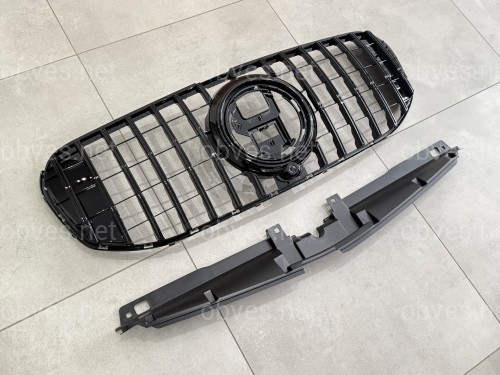 Решетка радиатора GT BLACK Mercedes GLS Class X167 2019-2022 Решетка радиатора GT BLACK Mercedes GLS Class X167 2019-2022