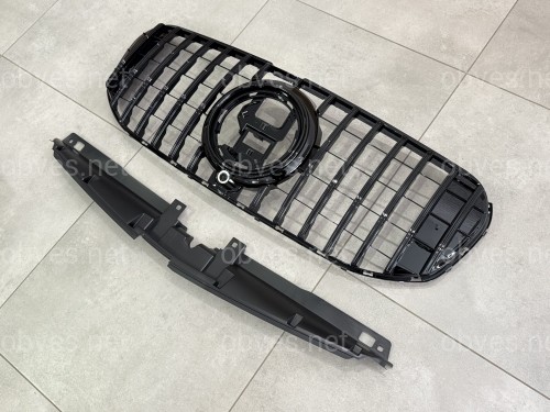 Решетка радиатора GT BLACK Mercedes GLS Class X167 2019-2022 Решетка радиатора GT BLACK Mercedes GLS Class X167 2019-2022