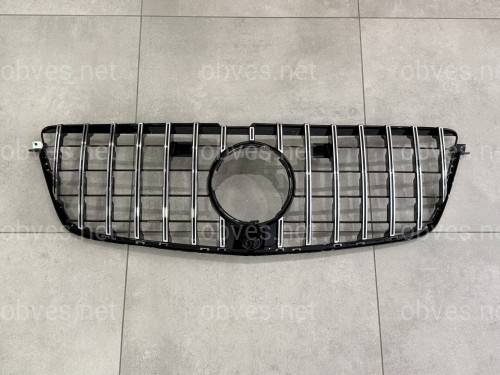 Решетка радиатора GT CROME Mercedes-Benz GL class X166 2012-2015 ДЛЯ AMG Решетка радиатора GT CROME Mercedes-Benz GL class X166 2012-2015 ДЛЯ AMG