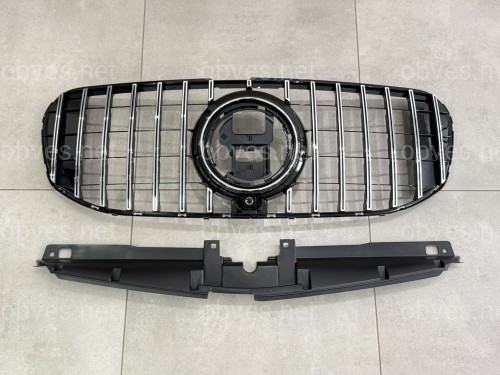 Решетка радиатора GT CHROME Mercedes GLS Class X167 2019-2022 Решетка радиатора GT CHROME Mercedes GLS Class X167 2019-2022