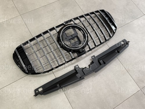 Решетка радиатора GT CHROME Mercedes GLS Class X167 2019-2022 Решетка радиатора GT CHROME Mercedes GLS Class X167 2019-2022