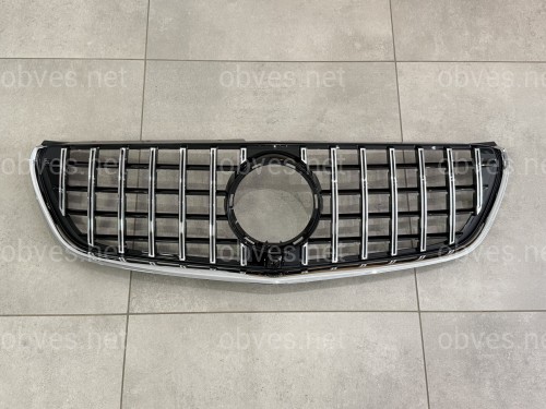 Решетка радиатора GT CHROME Mercedes Benz V-class W447 2014-2019 ДЛЯ AMG И ОБЫЧНОГО