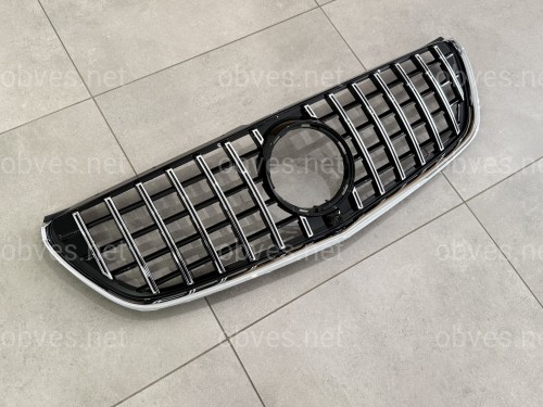 Решетка радиатора GT CHROME Mercedes Benz V-class W447 2014-2019 ДЛЯ AMG И ОБЫЧНОГО