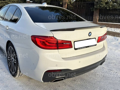 Спойлер лип M-Performance BMW 5 series G30 2017- ABS пластик, цвет черный глянец Спойлер лип M-Performance BMW 5 series G30 2017- ABS пластик, цвет черный глянец