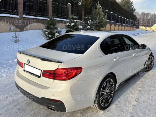 Спойлер лип M-Performance BMW 5 series G30 2017- ABS пластик, цвет черный глянец Спойлер лип M-Performance BMW 5 series G30 2017- ABS пластик, цвет черный глянец
