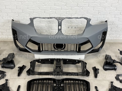 Рестайлинг комплект обвеса X4M F98 2022+ для BMW X4 G02 F98 2018-2021 Рестайлинг комплект обвеса X4M F98 2022+ для BMW X4 G02 F98 2018-2021