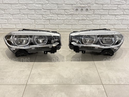 Фары Full LED BMW X5 F15 / X6 F16 2013-2018 комплетные с блоками 2шт., АПГРЕЙД КСЕНОН В LED Фары Full LED BMW X5 F15 / X6 F16 2013-2018 комплетные с блоками 2шт., АПГРЕЙД КСЕНОН В LED