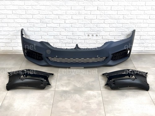 Передний бампер M Paket BMW 5 Series G30 G31 2017-2020 ДЛЯ АВТО БЕЗ DRL