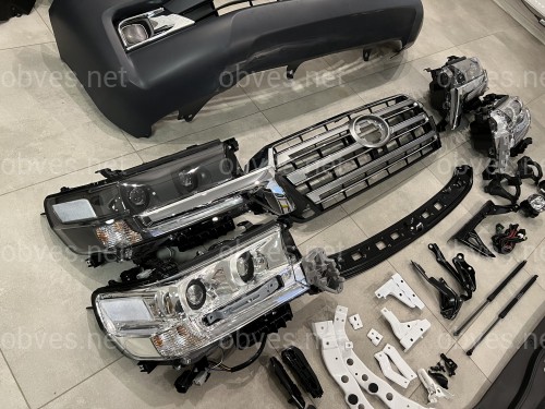 Рестайлинг комплект обвеса Toyota Land Cruiser 200 2007-2015 в 2016-2021
