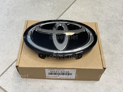 Эмблема TOYOTA черная ПОД ДИСТРОННИК 5314133130