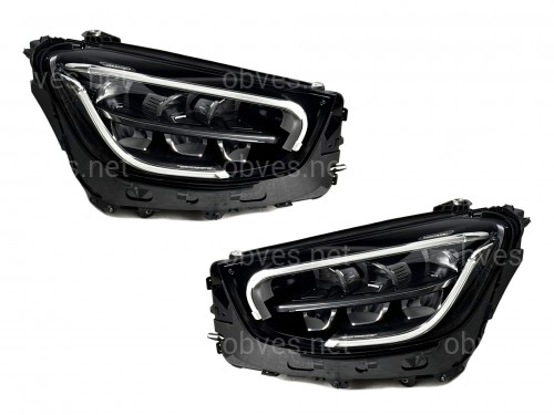 Фары Full LED Mercedes GLC-Class X253 / C253 2020-2023 Фары Full LED Mercedes GLC-Class X253 / C253 2020-2023