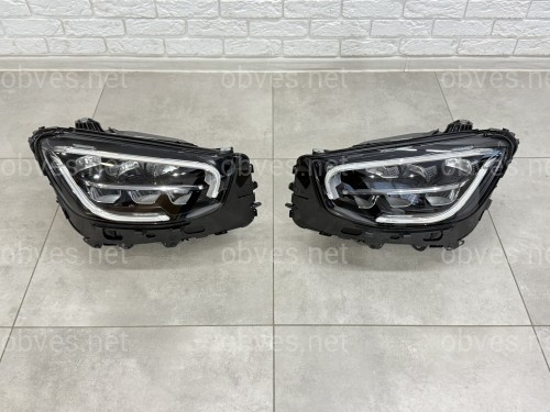 Фары Full LED Mercedes GLC-Class X253 / C253 2020-2023 Фары Full LED Mercedes GLC-Class X253 / C253 2020-2023
