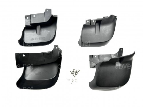 Брызговики Mitsubishi L200 2015-2018, комплект 4шт. Брызговики Mitsubishi L200 2015-2018, комплект 4шт.