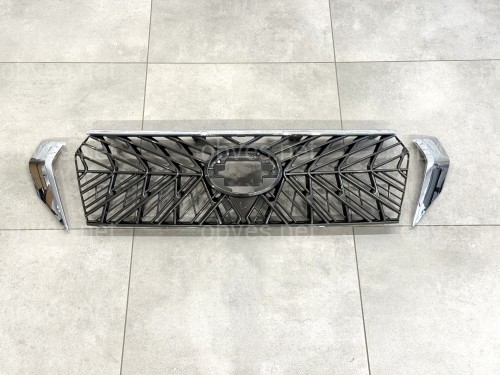 Решетка TRD с ресницами для галоген оптики Toyota Land Cruiser Prado 150 2018-2023 Решетка TRD с ресницами для галоген оптики Toyota Land Cruiser Prado 150 2018-2023