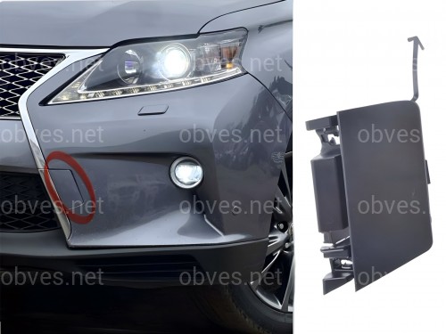 Заглушка буксира для бампера F-SPORT Lexus RX 2012-2015 левая сторона 5212848913 Заглушка буксира для бампера F-SPORT Lexus RX 2012-2015 левая сторона 5212848913
