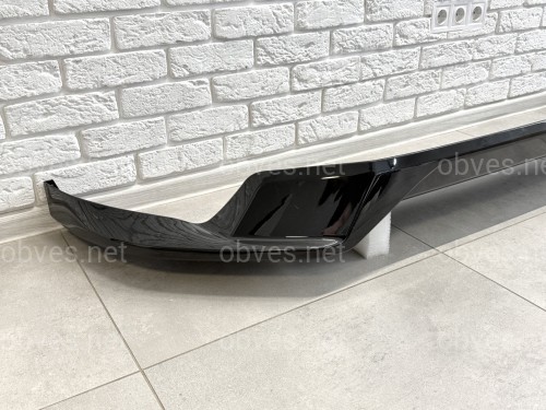 Юбка обвес переднего бампера ONYX BLACK Toyota Land Cruiser Prado 150 2018-2023 цвет черный 202 Юбка обвес переднего бампера ONYX BLACK Toyota Land Cruiser Prado 150 2018-2023 цвет черный 202