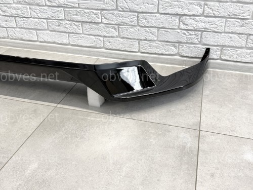 Юбка обвес переднего бампера ONYX BLACK Toyota Land Cruiser Prado 150 2018-2023 цвет черный 202 Юбка обвес переднего бампера ONYX BLACK Toyota Land Cruiser Prado 150 2018-2023 цвет черный 202