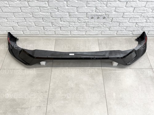Юбка обвес переднего бампера ONYX BLACK Toyota Land Cruiser Prado 150 2018-2023 цвет черный 202 Юбка обвес переднего бампера ONYX BLACK Toyota Land Cruiser Prado 150 2018-2023 цвет черный 202