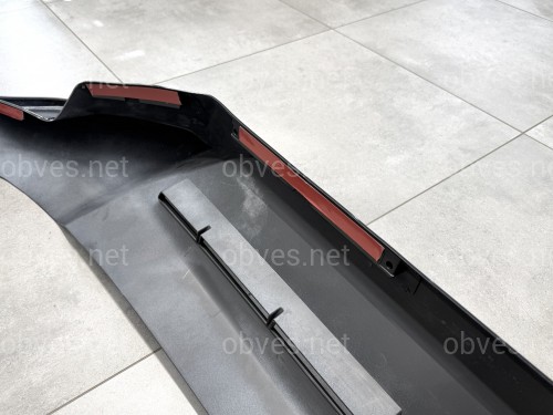 Юбка обвес переднего бампера ONYX BLACK Toyota Land Cruiser Prado 150 2018-2023 цвет черный 202 Юбка обвес переднего бампера ONYX BLACK Toyota Land Cruiser Prado 150 2018-2023 цвет черный 202