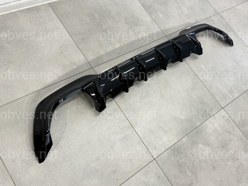 Накладка заднего бампера диффузор M-Performance 340i черная BMW 3 series G20 2019-2022
