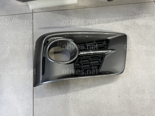 Обвес юбки бамперов F-SPORT для Lexus LX 570 рестайлинг 2012+, цвет черный