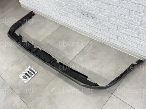 Юбка заднего бампера F-Sport Lexus LX 570 2012-2015 Юбка заднего бампера F-Sport Lexus LX 570 2012-2015