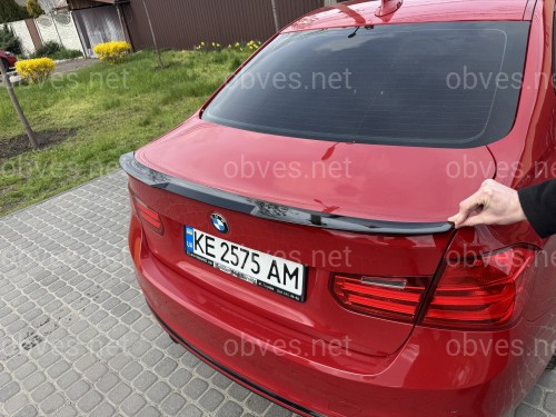 Спойлер лип стиль M4 для BMW 3 series F30 2012-2018 ABS пластик, черный глянец Спойлер лип стиль M4 для BMW 3 series F30 2012-2018 ABS пластик, черный глянец