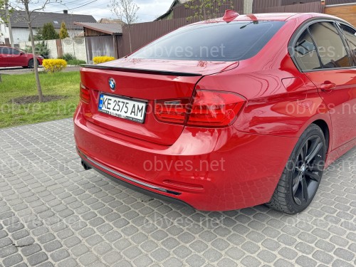 Спойлер лип багажника BMW F30 2012-2018 АBS пластик, черный глянец Спойлер лип багажника BMW F30 2012-2018 АBS пластик, черный глянец