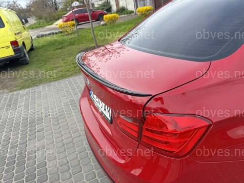 Спойлер лип багажника BMW F30 2012-2018 АBS пластик, черный глянец Спойлер лип багажника BMW F30 2012-2018 АBS пластик, черный глянец
