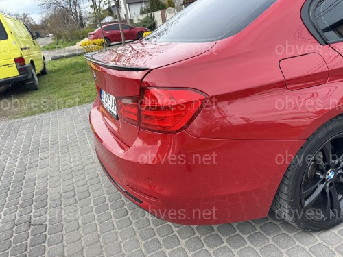 Спойлер лип багажника BMW F30 2012-2018 АBS пластик, черный глянец Спойлер лип багажника BMW F30 2012-2018 АBS пластик, черный глянец