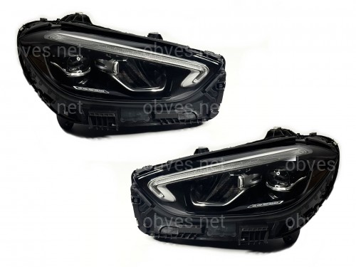Фары Full LED Mercedes C-Class W206 2021- комплектные с блоками 2шт. Фары Full LED Mercedes C-Class W206 2021- комплектные с блоками 2шт.
