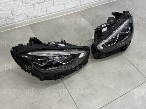 Фары Full LED Mercedes C-Class W206 2021- комплектные с блоками 2шт. Фары Full LED Mercedes C-Class W206 2021- комплектные с блоками 2шт.