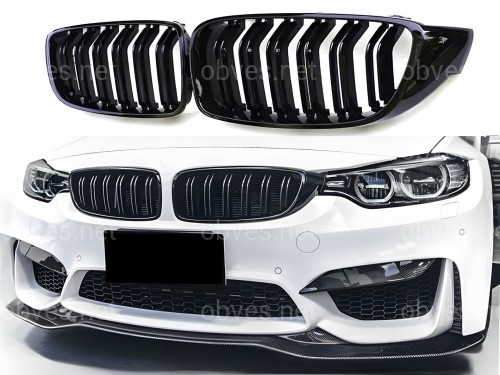 Решетка радиатора ноздри M4 стиль BMW 4 series F32 F33 F36 2013-2020