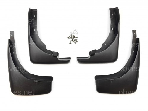 Брызговики Nissan X-Trail 30 2001-2007, комплект 4шт. Брызговики Nissan X-Trail 30 2001-2007, комплект 4шт.