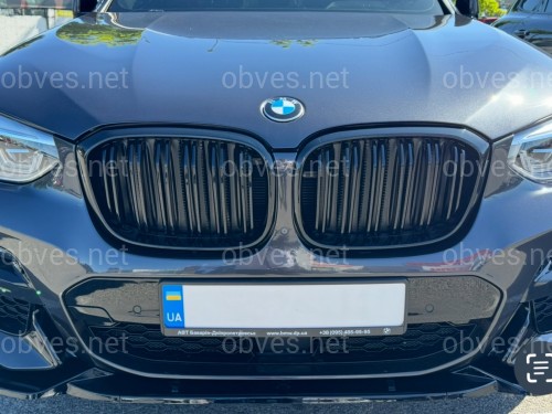 Решетка радиатора ноздри M стиль BMW X3 G01 X4 G02 2018-2021