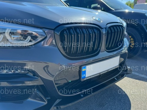 Решетка радиатора ноздри M стиль BMW X3 G01 X4 G02 2018-2021