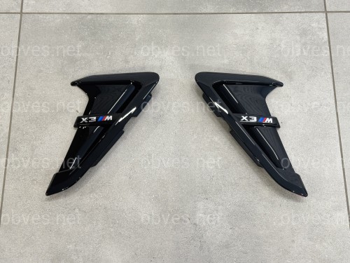 Жабры на крылья X3M BMW X3 G01 2018-2024 2шт.