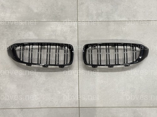 Решетка радиатора ноздри M4 стиль BMW 4 series F32 F33 F36 2013-2020