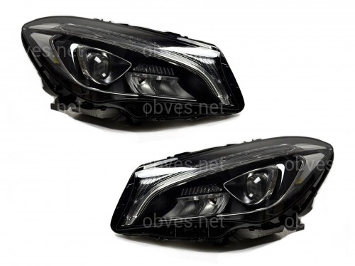 FULL LED фары Mercedes CLA-Class C117 2013-2018 комплектные с блоками 2шт., АПГРЕЙД ГАЛОГЕН В LED FULL LED фары Mercedes CLA-Class C117 2013-2018 комплектные с блоками 2шт., АПГРЕЙД ГАЛОГЕН В LED