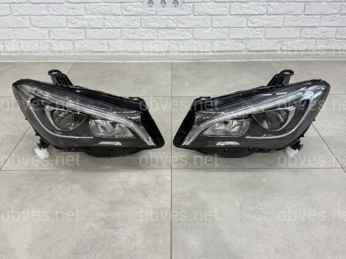 FULL LED фары Mercedes CLA-Class C117 2013-2018 комплектные с блоками 2шт., АПГРЕЙД ГАЛОГЕН В LED FULL LED фары Mercedes CLA-Class C117 2013-2018 комплектные с блоками 2шт., АПГРЕЙД ГАЛОГЕН В LED